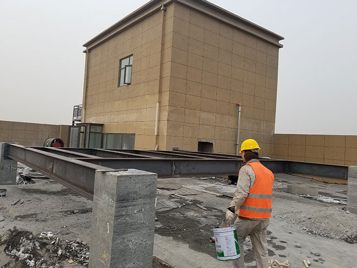 屋面新增钢结构设备平台